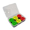 90 Smileys Magnet Set (Diameter 3 cm): 30 Cheerful Green,