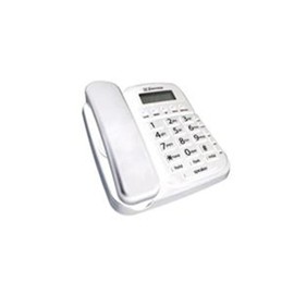 Big Button Spkr phone CID Whtie