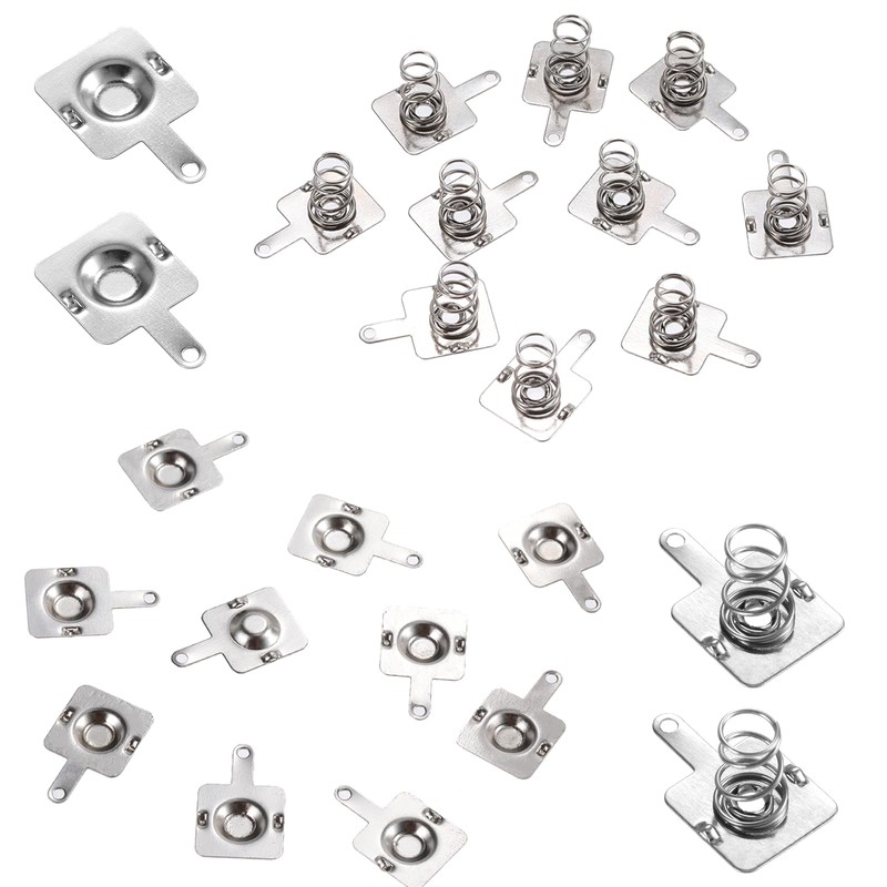 SynHHergyx 10pairs Battery Springs AA Battery Contacts Negative to Positive