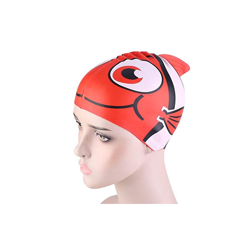 VGEBY1 Gorro de natación para niños, de Silicona, con diseño