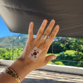 Gukbbong cheering goods Taegeukgi sticker Liberation Day / 국뽕응원용품 태극기 스티커 광복절