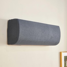 Wall Mounted Air Conditioner Cover, Scandinavian Style, Dust Protection, Indoor Unit, Elastic Cooler Storage Cover, Stretch, Plain, Dustproof, Moisture Proof, Washable, Easy Installation, For 34.6