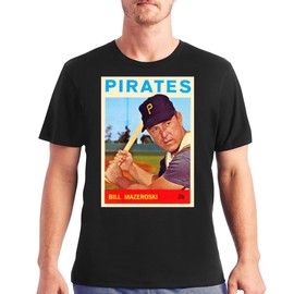 The Night's Watch Bill Mazeroski - Men's Crewneck T-Shirt TNW #G523045, Black, Medium