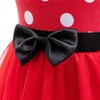 Lito Angels Minnie Mouse Baby Girl Dress with Headband, Romper