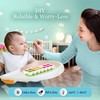 Ice Cube Tray with Lid and Bin, 4 Pack Premium
