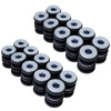 40 Sets Motorcycle M6 Rubber Gaskets Kit Fairing Cowling Pieces