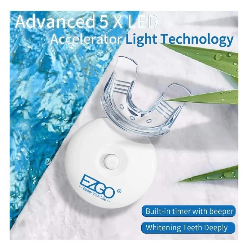 EZGO Teeth Whitening Kit Tooth Whitener with LED Light