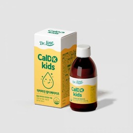 doctor line Dr. Line Cald K Kids Children's Liquid Calcium Vitamin 25-day supply / 닥터라인 칼디케이키즈 유소아 액상 칼슘비타민 25일분
