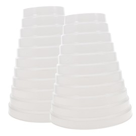 KICHOUSE 2Pcs Dryer Duct Increaser Adapter Durable Hose Connector for Indoor Outdoor Use Easy to Install Vent Ducting for Hvac Systems Kitchen Bathroom Exhaust Fans