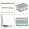 MOSISO Funda Dura Compatible con MacBook Pro 13 Pulgadas 2024,