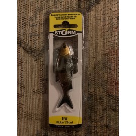Storm Live Kickin’ Shad 3” Gold Shiner