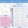Dunzoom 1 Pack Tardy Slip Book with Carbonless Duplicates 3.5