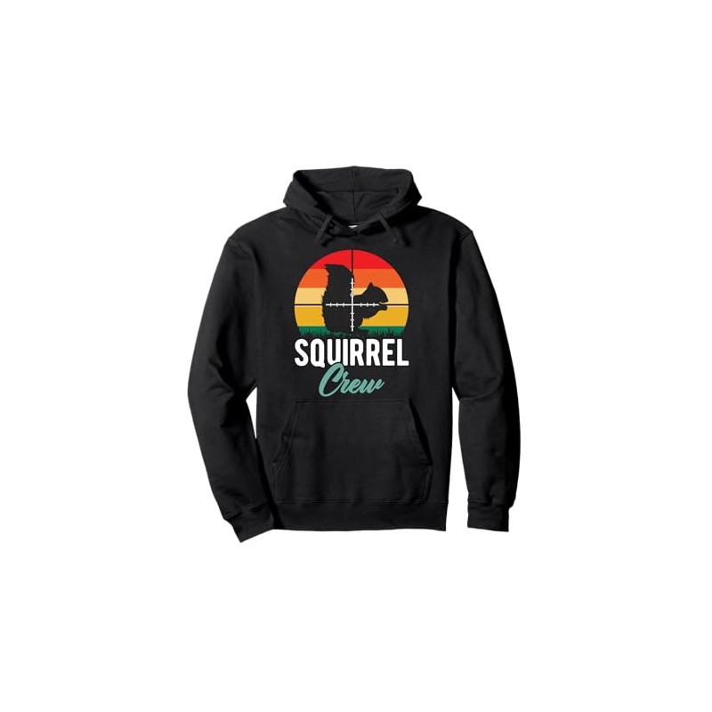 Squirrel Hunting Crew Funny Squirrel Hunter Vest Pullover Hoodie
