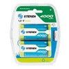 STEREN Paquete de 2 Pilas Recargables D NiMH 4000 mAh