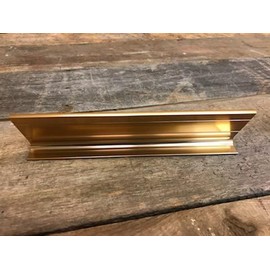 HMFIC Head M-F'ER in Charge Desk Sign - Engraved Plastic on Gold Metal Stand