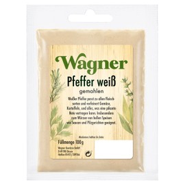 Wagner Gewürze - Pepper Ground White | 100 g in Bag