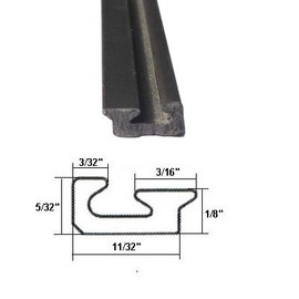 Gordon Glass™ Flexible Magnetic Strip Insert for Framed Swing Shower Doors - 75" Long