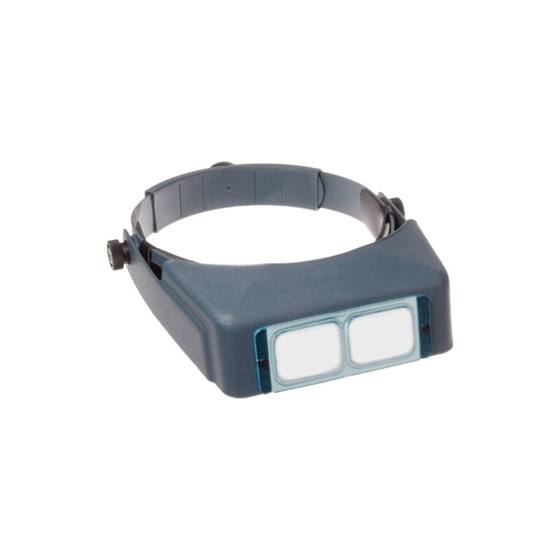 Donegan DA-7 OptiVISOR Headband Magnifier, 2.75X Magnification Glass Lens Plate,