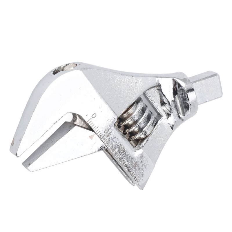 Adjustable Wrench Head Industrial Grade Torsion Ultra Large Opening CRV