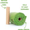 Dog Poo Bags with Handles 50% Recycle Material 50% Cornstarch