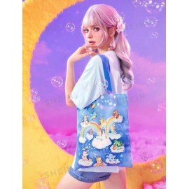 Care Bears New CARE BEARS Bag CARE A LOT Purse RAINBOW Tote LUCK Friend BABY TUGS Grumpy