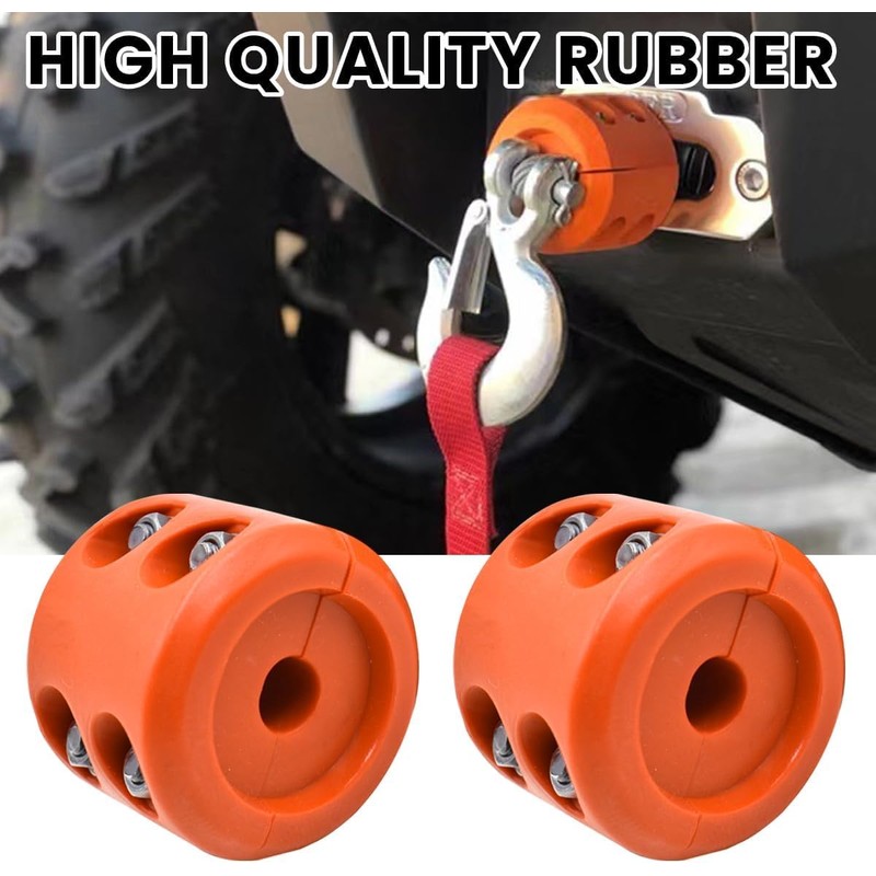 XINLIYA Car Rubber Winch Stopper for ATV UTV Truck, Cable