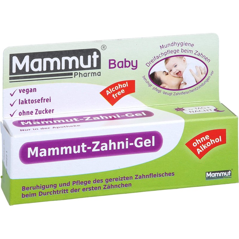 Mammut Baby Zahni Gel at first teeth, 10 ml