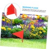 BESPORTBLE Abs Plastic Sprinkler Flags 6 Pack Mini Flags for