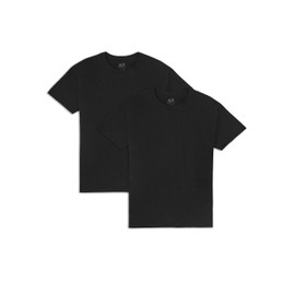 Fruit of the Loom mens Eversoft Cotton T-shirts (S-4xl), Crew - 2 Pack Black, Large US