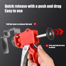 Drawer Front Installation Clamps - Woodworking Drawer Jig,Rust-Resistant, Precision Efficient Mounting Tool For Kitchen Bedroom Living Room