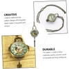 LIFKOME Retro Hollow Ball Necklace Pocket Watch Pendant Mechanical Watch