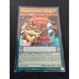 Majespecter Raccoon - Bunbuku - DOCS-EN026 - Dimension of Chaos - Ultra Rare - 1st Edition