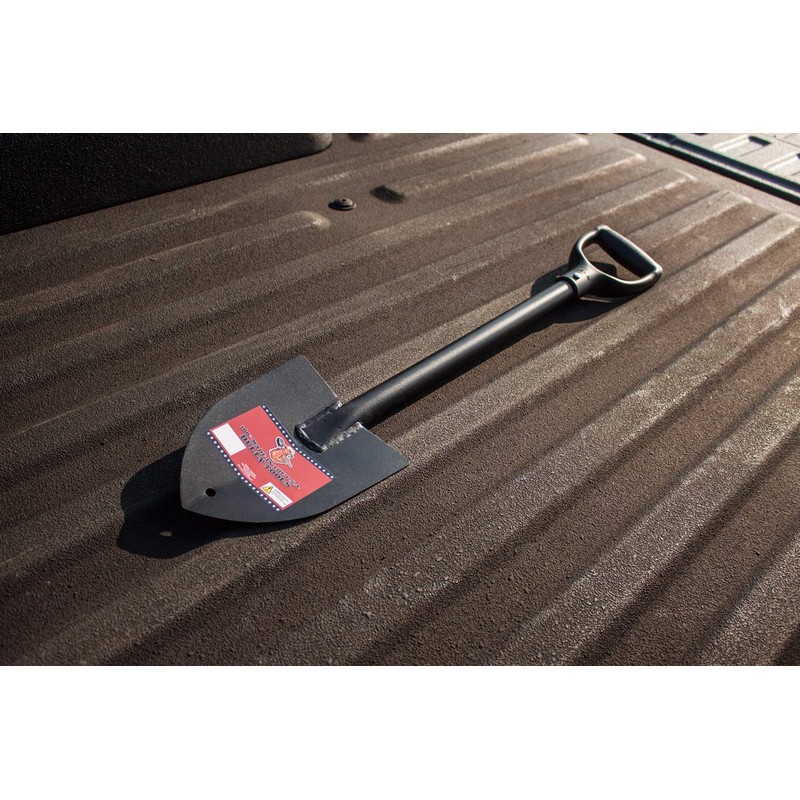 Bully Tools 14-Gauge Round Point Trunk Shovel w/Poly D-Grip Handle