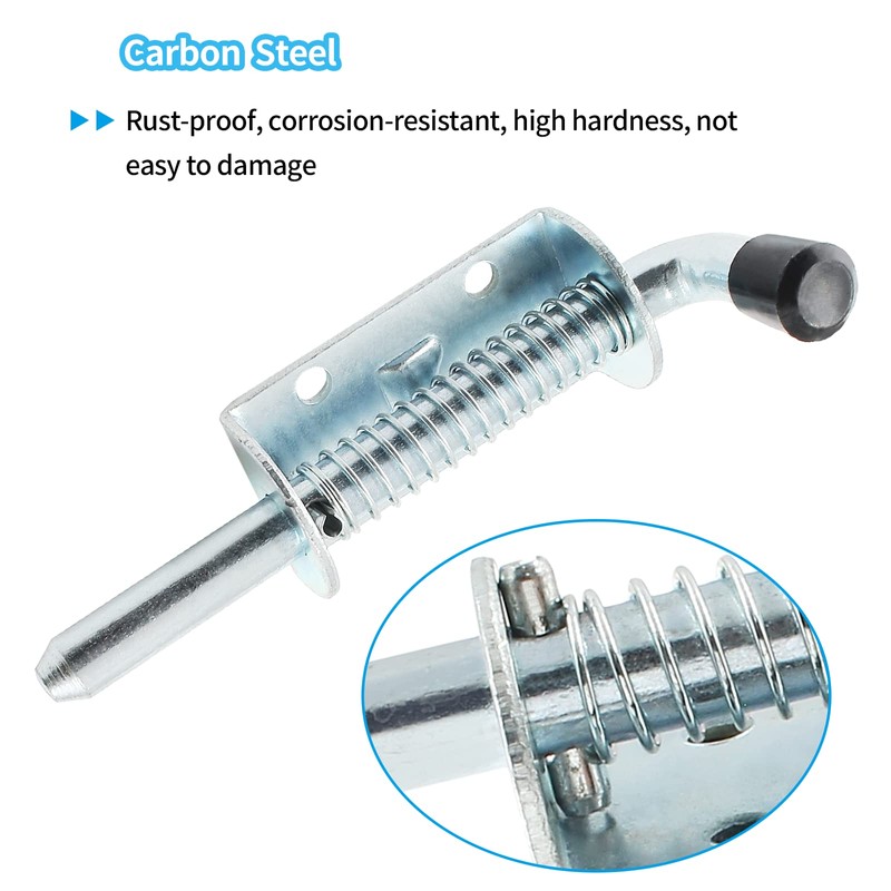 Biaungdo 2 Pcs 5 Inch Spring Loaded Latch Pin, Heavy