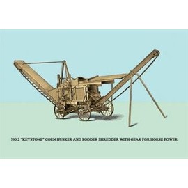 No.2 Keystone Corn Husker and Fodder Shredder with Gear for Horse Power 20x30 poster