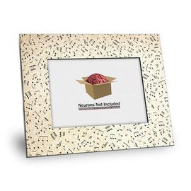 Musical Notes Picture Frame - Holds 5x7 Photo-Overall size 8x10
