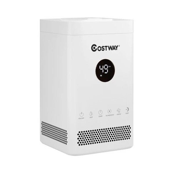 Costway 3.5L Quiet Top Fill Air Humidifier w/ 3-Level Mist