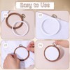 Prasacco 3 Inch Embroidery Hoops, 12 Pcs Embroidery Hoop Frame