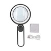 Handheld Magnifying Glass 20X Optical Magnifier with 21 LED Lights