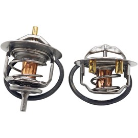 SPJIUQI 82℃ 85℃ Engine Coolant Thermostat Set for Isuzu ELF NPR-HD NPR NKR NRR NQR 4HF1 4HG1 4HE1 4HK1 ZX170W-3 ZX200-3 ZX230-3 ZX240-3 8-97300790-2 8-97300787-0