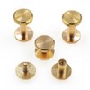 20PCS Round Belt Screw Leather Craft Chicago Nail Brass Rivets