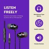 3 Pack Earphones, In-Ear Headphones Wired Earphones with Microphone and