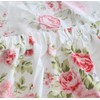 FADFAY Bed Sheets Pink Rose Floral Print Bed Sheet Set
