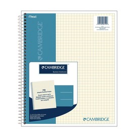 Cambridge Quad Wirebound Notebook 70ct (06194) Pack Of 6