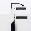 Satanga Edge Matt Black Finger pulls for cabinets Kitchen Concealed