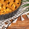 Highkit 24cm / 9.5inch Deep Quiche Tins with Loose Base,