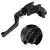 Qiilu Handlebar Motorcycle 22mm, Clutch Levers Brake Master Cylinder Universal