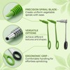 3 PCS Spiralizer for Vegetables, Vegetable Spiralizer, Spiralizer Set for