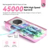 SAVILAND 45000 RPM Portable Nail Drill Machine Colorful Pink