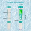 flintronic 5-in-1 PH Meter, PH/TDS/EC Temperature Tester with Backlight, 0-14